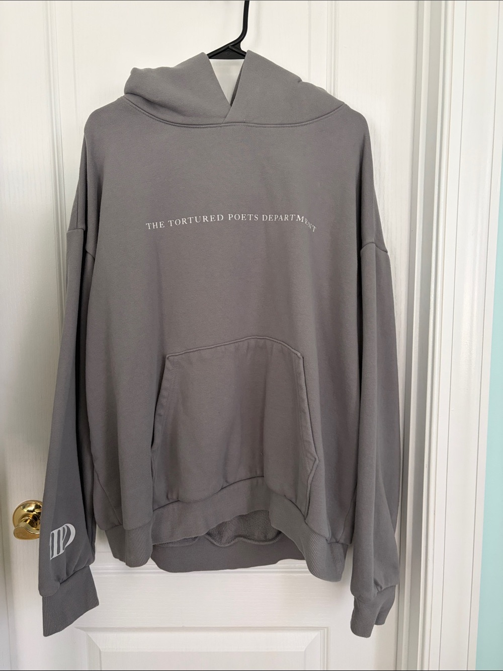Gray 'The Tortured Poets Department' Pullover Hoodie